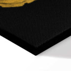 Abstract Golden Wood Knots Canvas Print