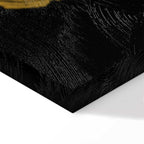 Abstract Golden Wood Knots Canvas Print