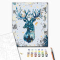 Nightly Deer Winter Multicolor Paint by Numbers