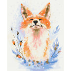 Dreamy Fox Winter Paint by Numbers Kit