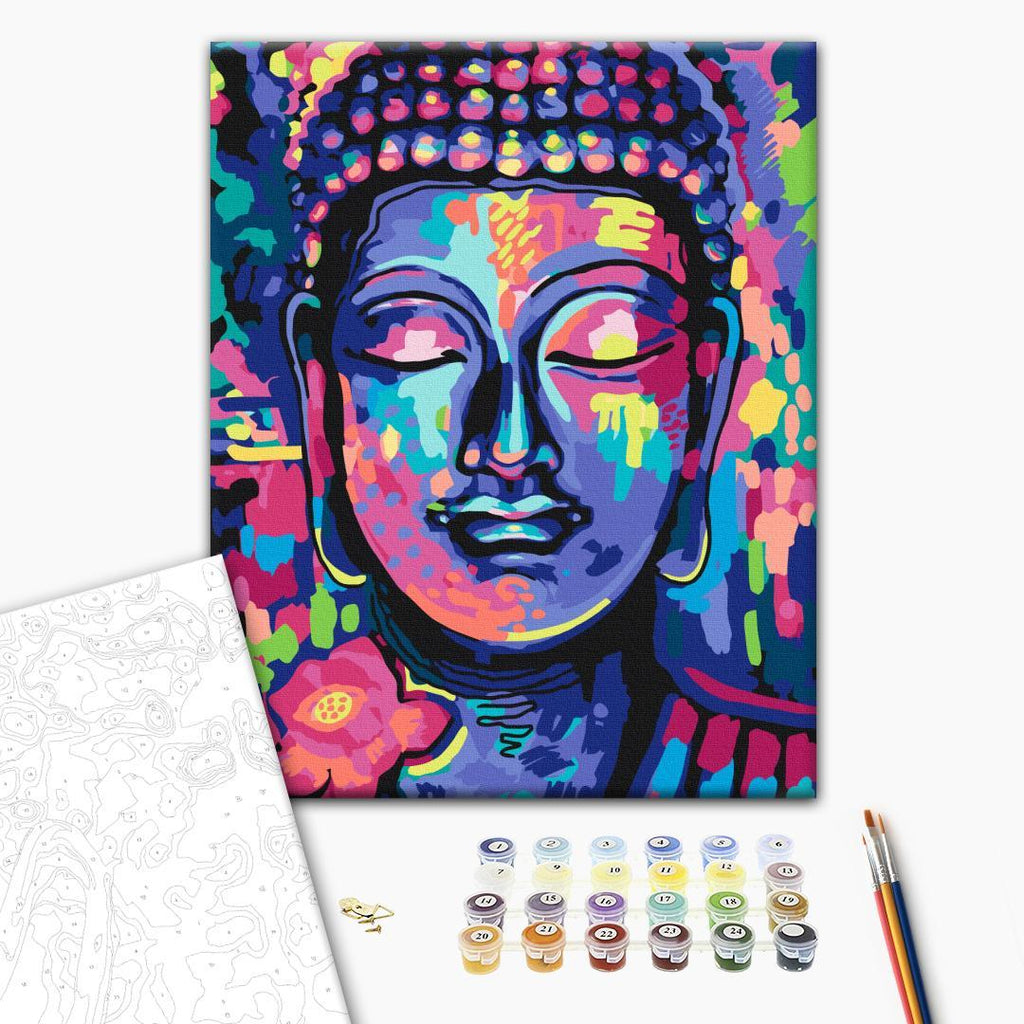 Buddha Crazy Colors Paint by Numbers