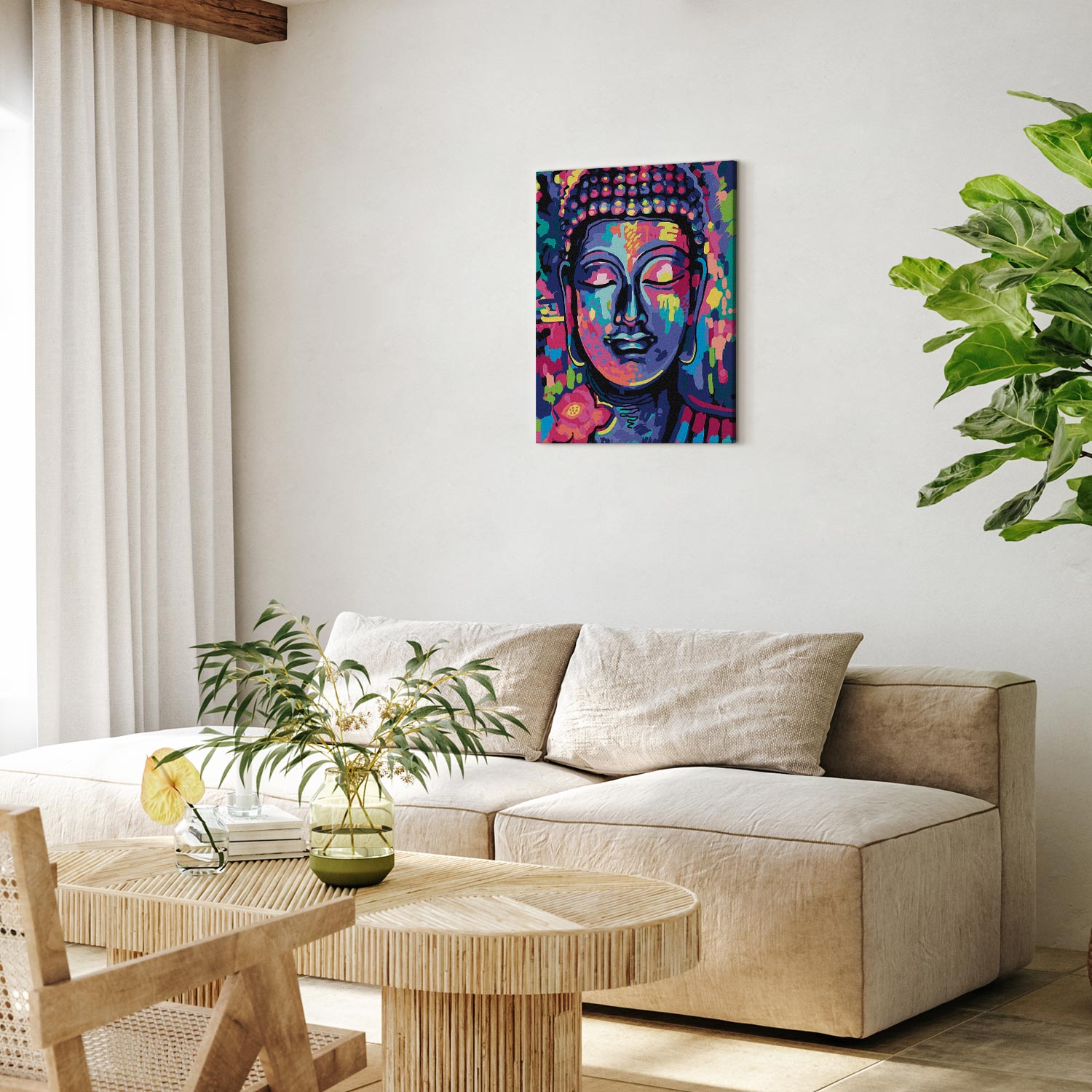 Buddha Crazy Colors Paint by Numbers