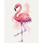 Friendly Flamingo Tropical Paint by Numbers Kit