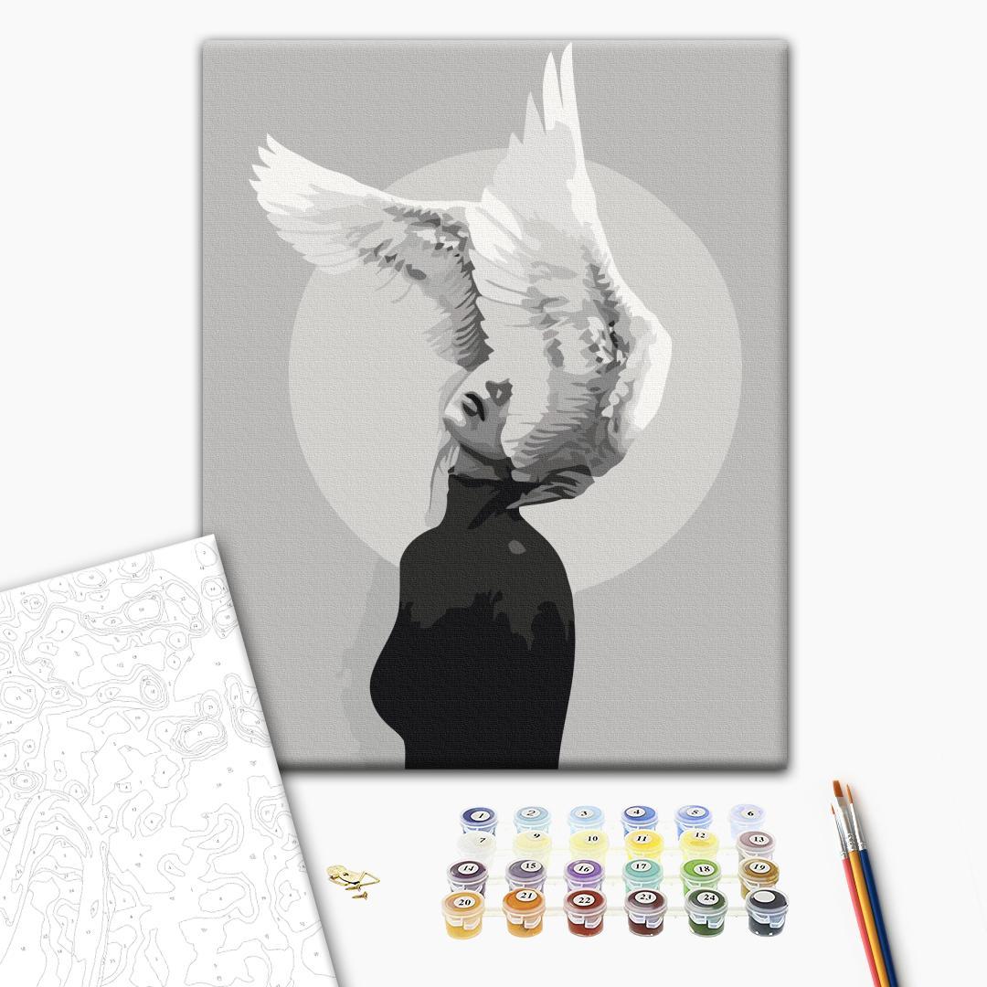 Woman With Wings Fantasy Paint by Numbers Kit