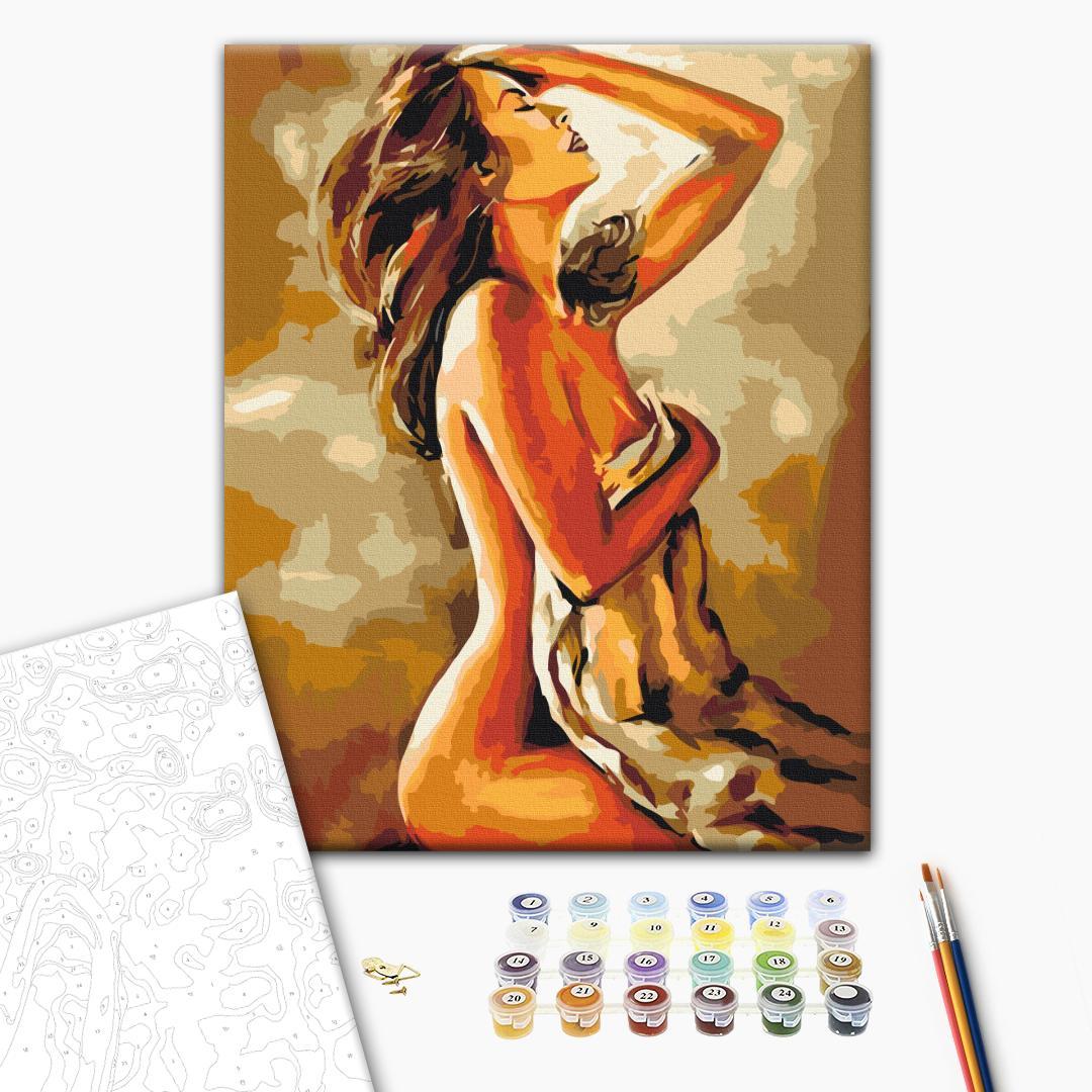 Hot Woman Portrait Paint by Numbers Kit
