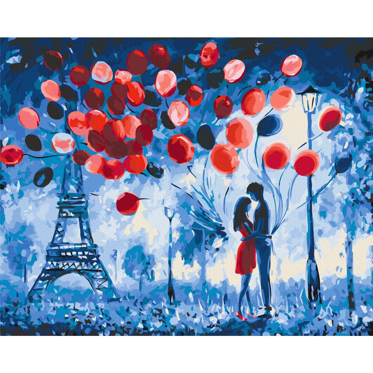 Paris Night Romantic Paint by Numbers Kit