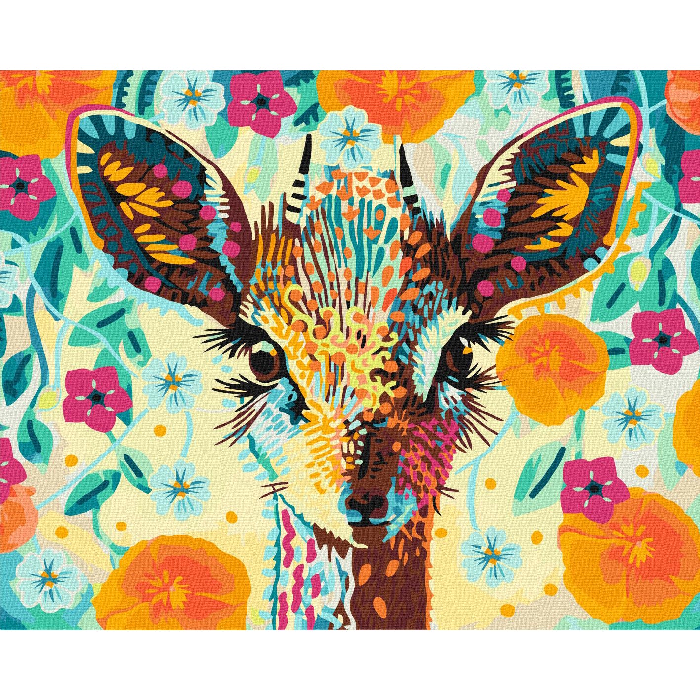 Little Doe Colorful Animals Paint by Numbers