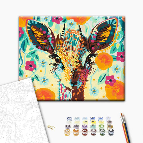 Little Doe Colorful Animals Paint by Numbers