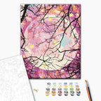 Starry Night Landscape Paint by Numbers Kit