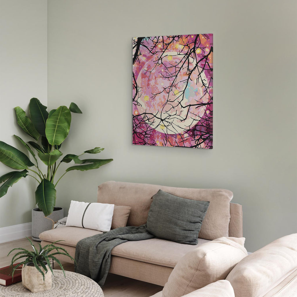 Starry Night Landscape Paint by Numbers Kit