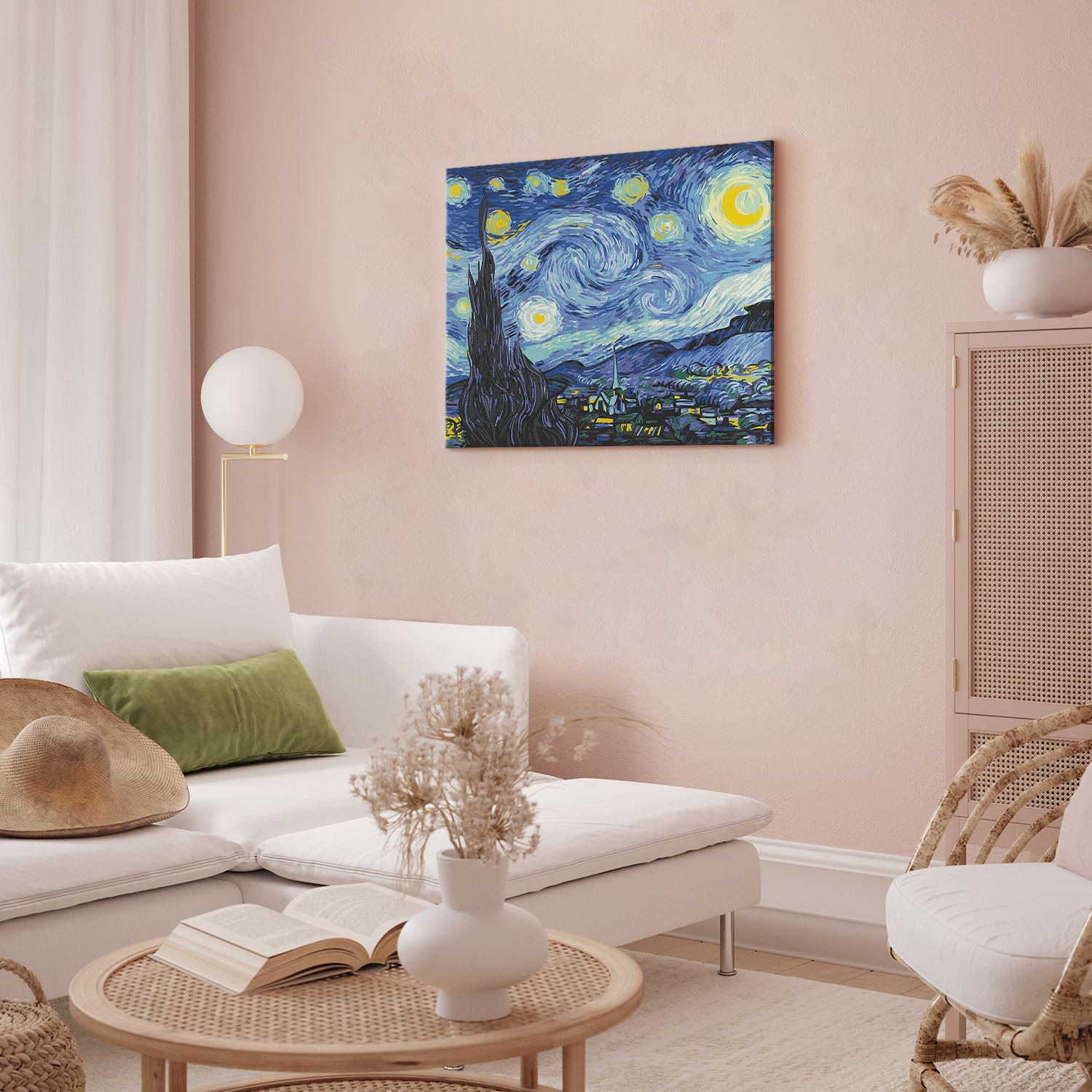 Starry Night Sky Classic Paint by Numbers