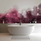 Red Watercolour Abstract Wall Mural