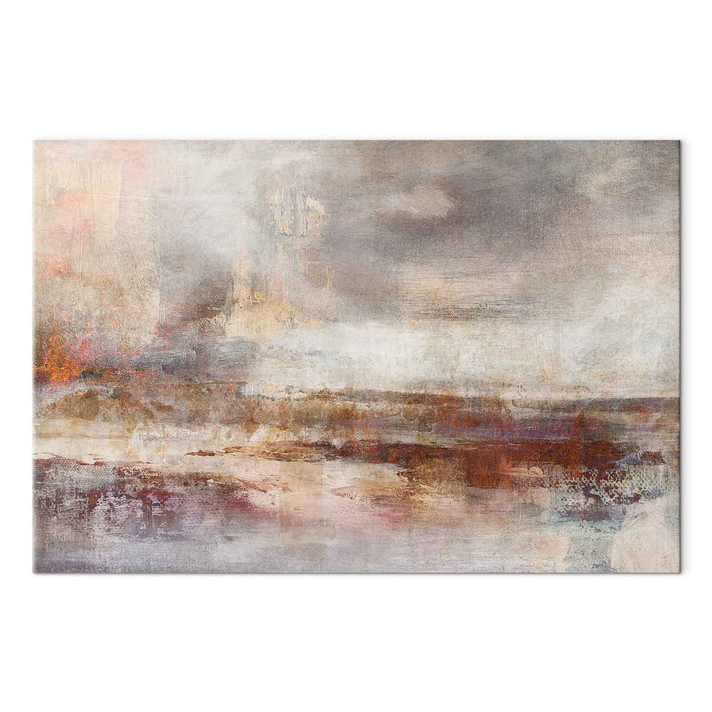 Vintage Abstract Autumn Canvas Print