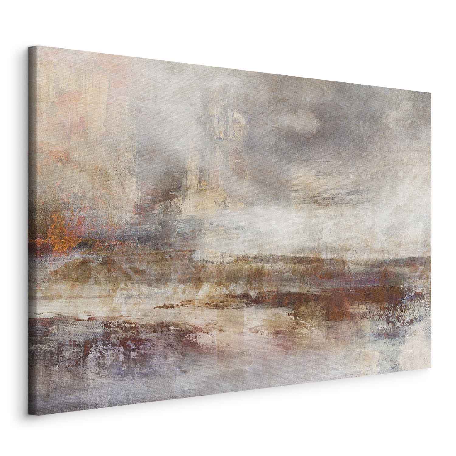 Vintage Abstract Autumn Canvas Print