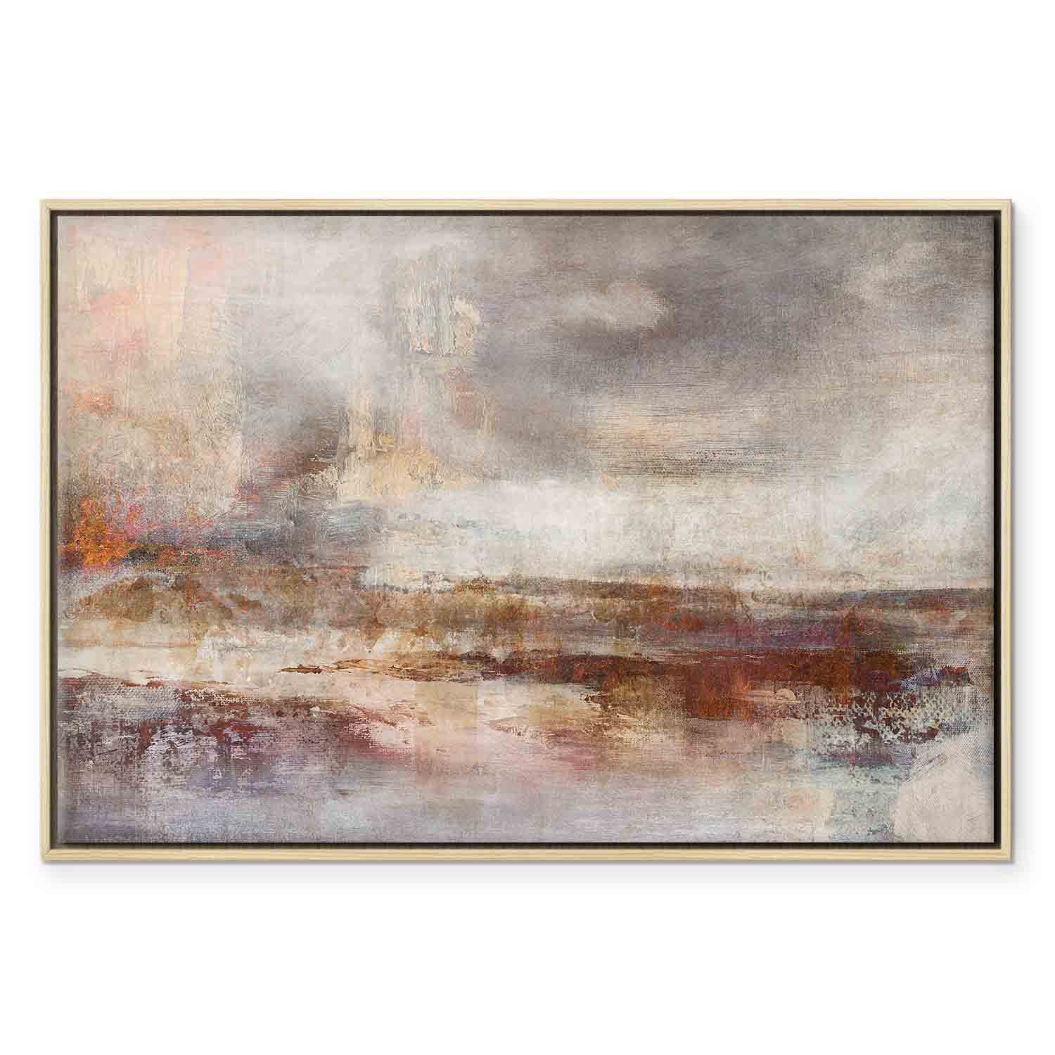 Vintage Abstract Autumn Canvas Print