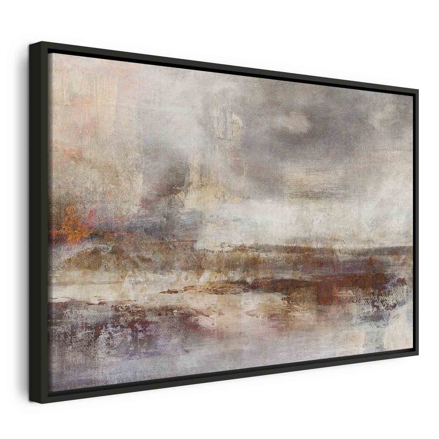 Vintage Abstract Autumn Canvas Print