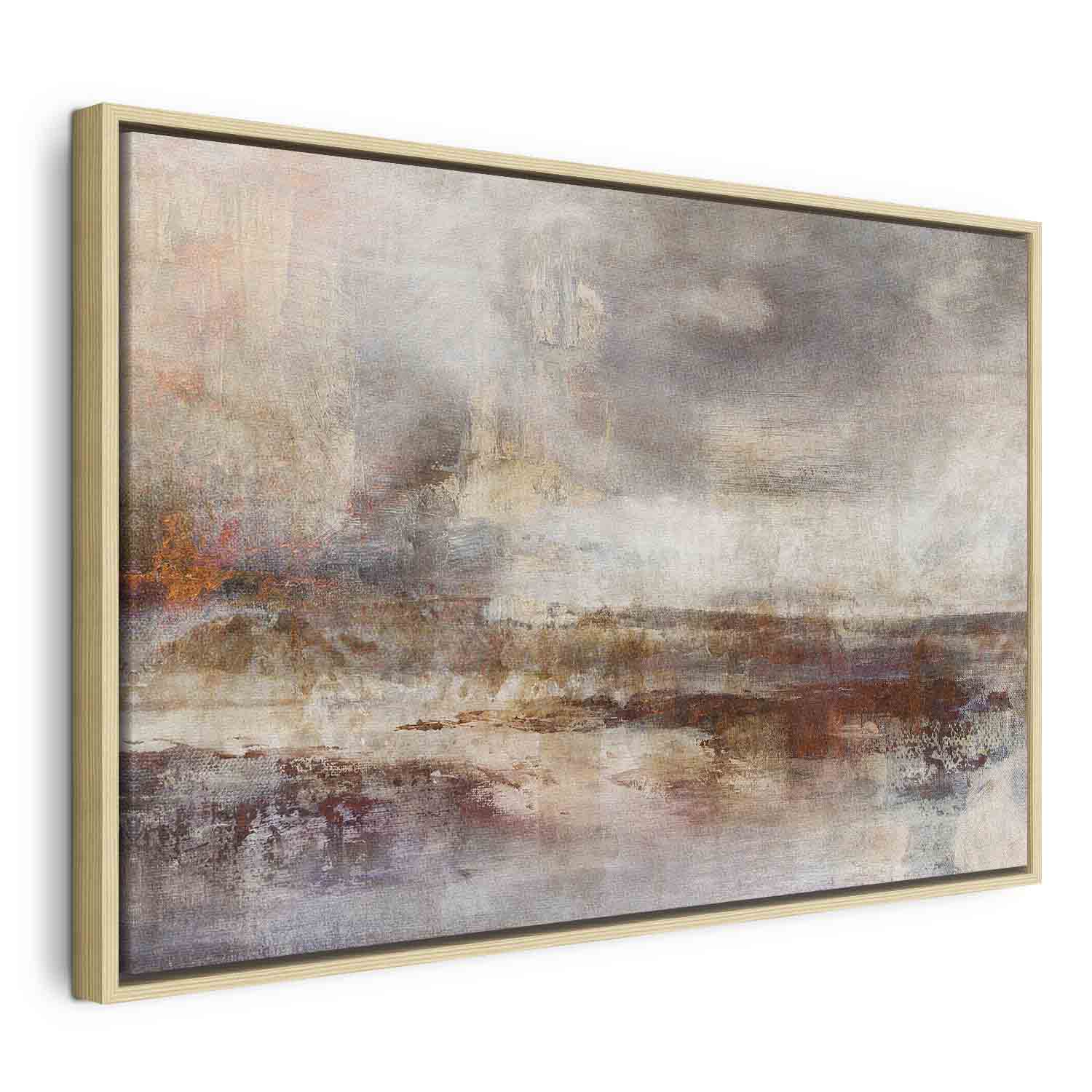 Vintage Abstract Autumn Canvas Print