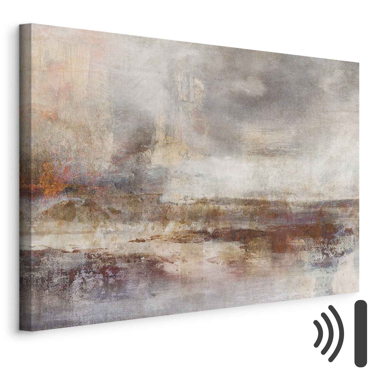 Vintage Abstract Autumn Canvas Print
