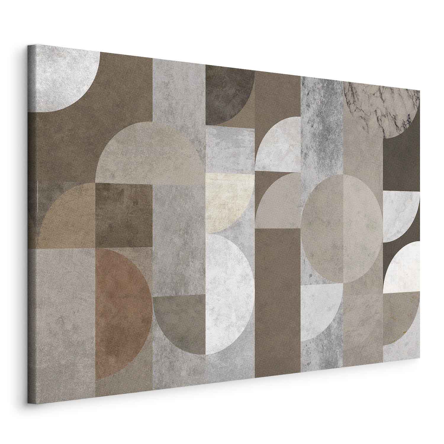 Abstract Geometric Dance Figures Canvas Print