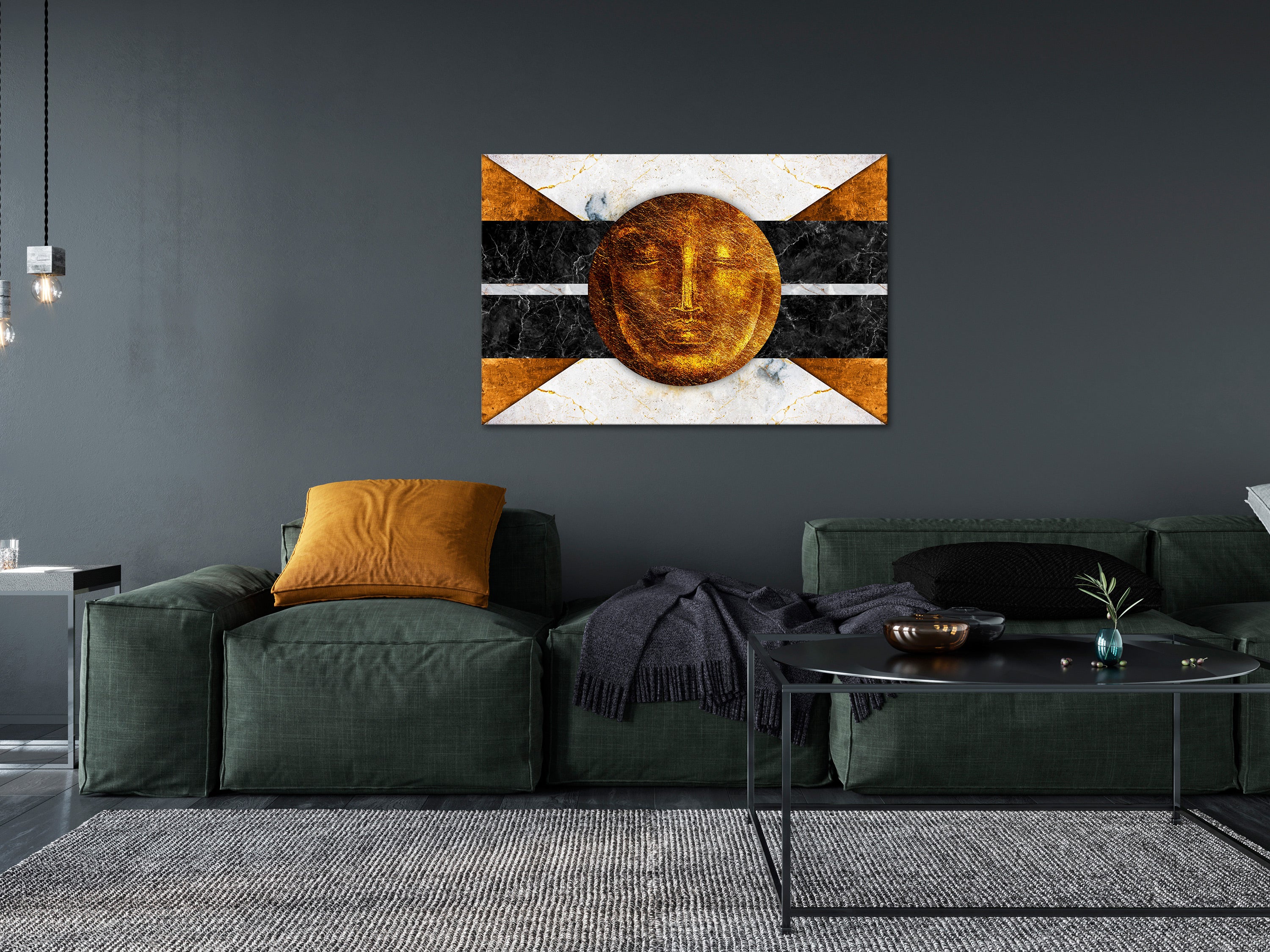 Canvas Print Look Into the Past Wide Abstract