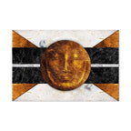 Abstract Marble Texture Wide Canvas Print