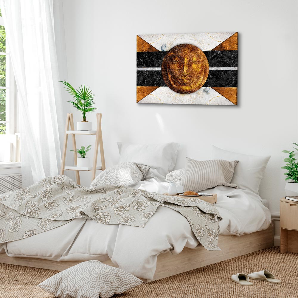 Abstract Marble Texture Wide Canvas Print