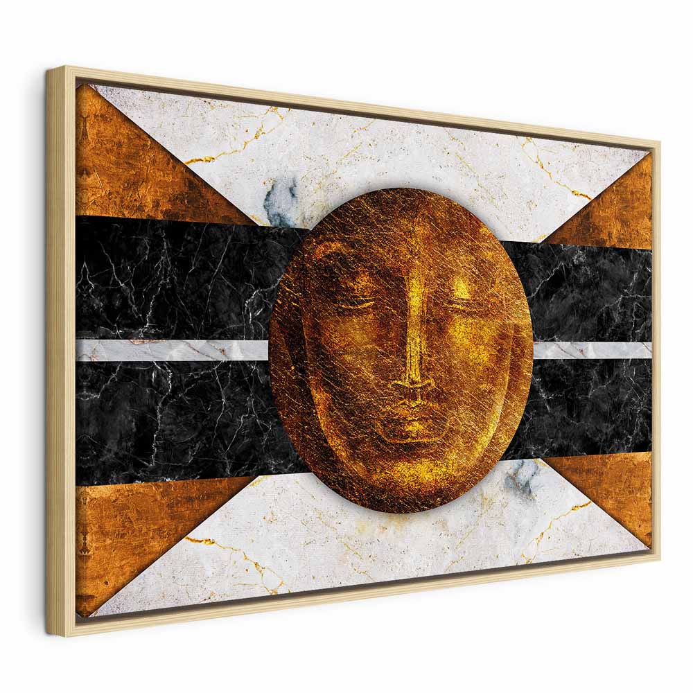 Abstract Marble Texture Wide Canvas Print