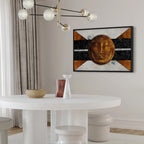 Abstract Marble Texture Wide Canvas Print