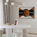 Abstract Marble Texture Wide Canvas Print