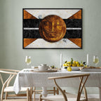 Abstract Marble Texture Wide Canvas Print