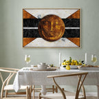 Abstract Marble Texture Wide Canvas Print