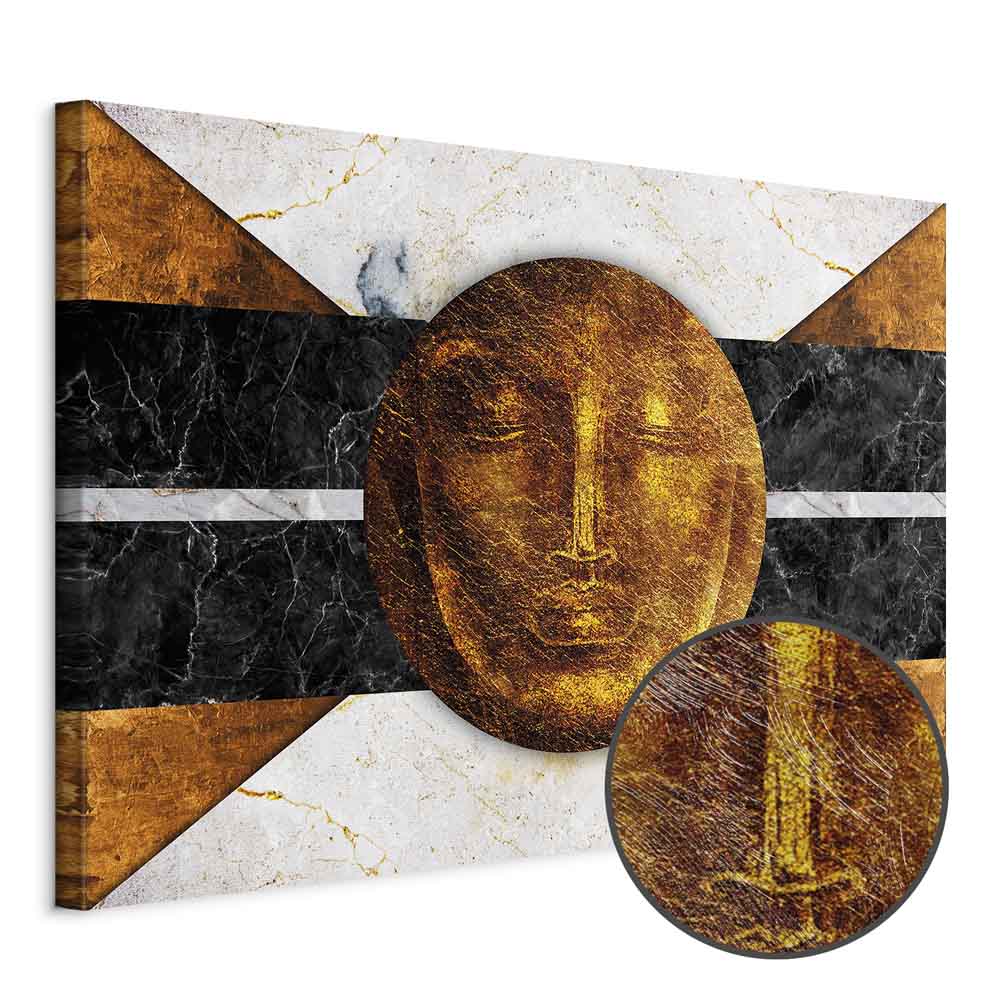 Abstract Marble Texture Wide Canvas Print