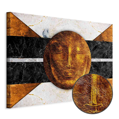 Abstract Marble Texture Wide Canvas Print