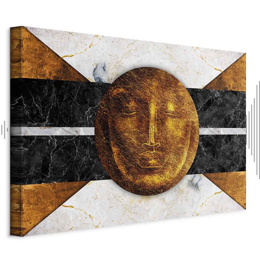 Abstract Marble Texture Wide Canvas Print