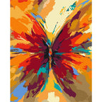 Multicolored Butterfly Paint by Numbers Kit