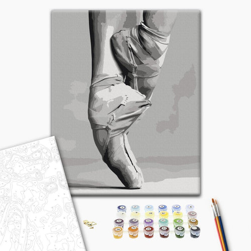 Ballet Shoes Dance Paint by Numbers Kit