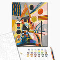Kandinsky Swinging Abstract Multicolor Paint by Numbers
