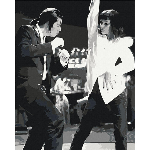 Dancing Couple Romantic Paint by Numbers Kit