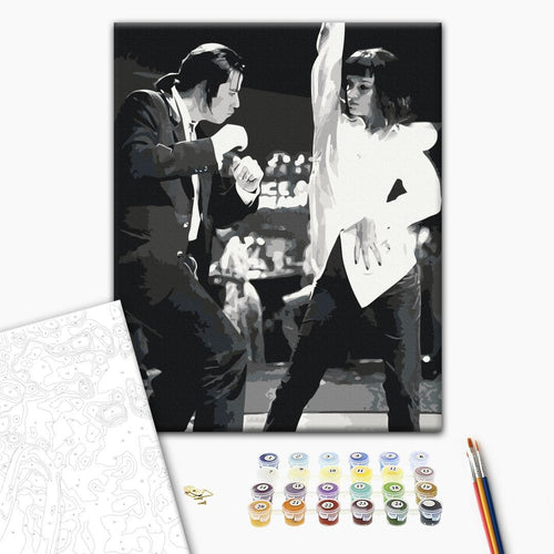 Dancing Couple Romantic Paint by Numbers Kit