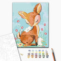 Doe in the Meadow Nature Paint by Numbers Kit