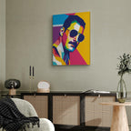 Colourful Freddie Music Portrait Paint by Numbers