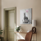 Llama in the Bathtub Funny Paint by Numbers Kit