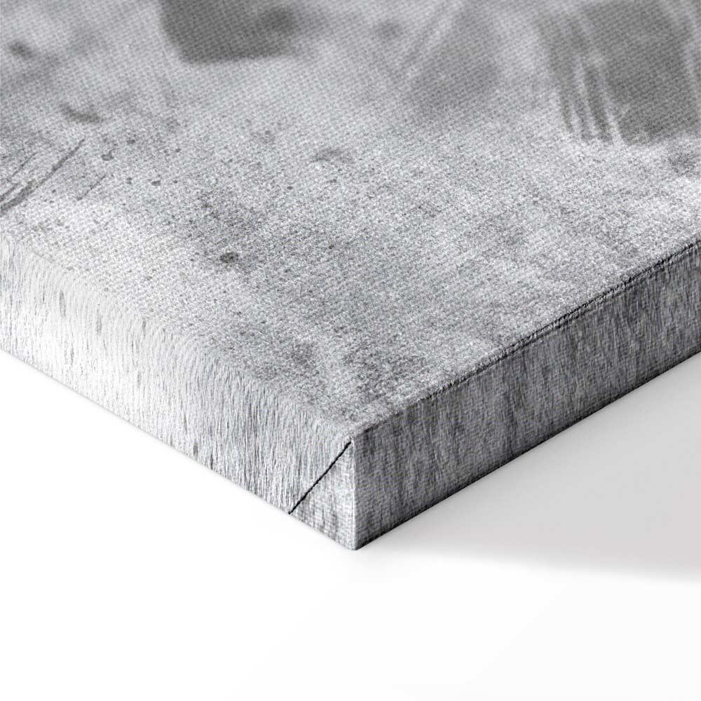 Abstract Heart Texture Vertical Canvas Print