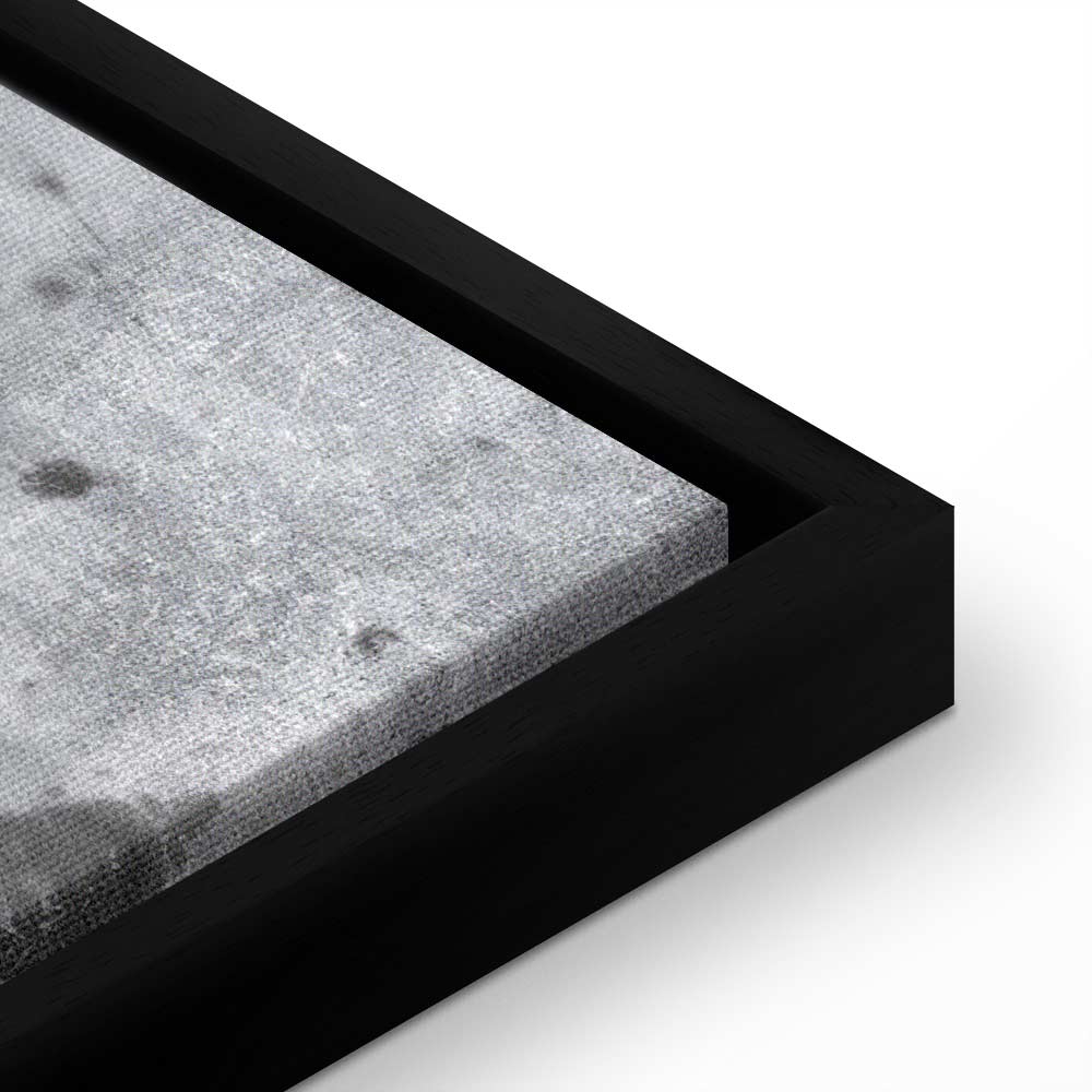 Abstract Heart Texture Vertical Canvas Print