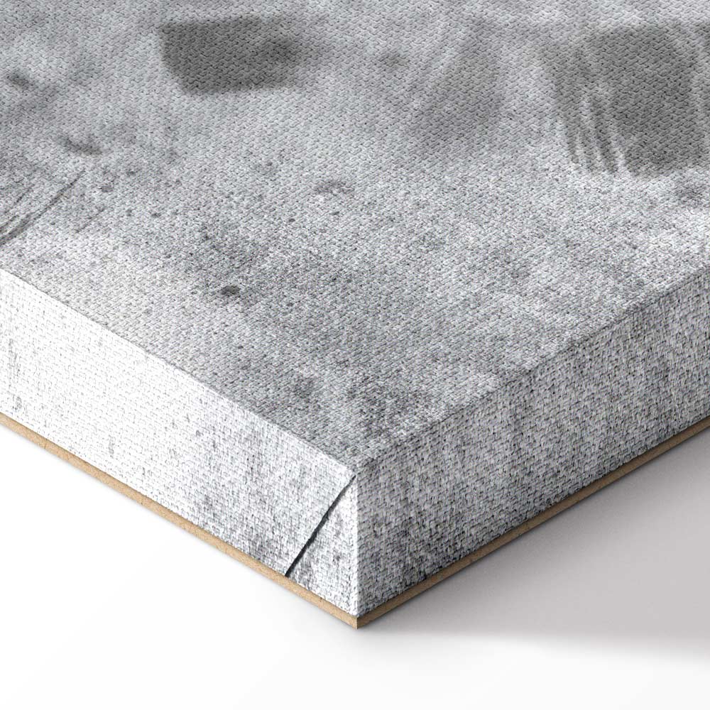 Abstract Heart Texture Vertical Canvas Print