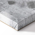 Abstract Heart Texture Vertical Canvas Print