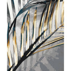 Golden Palm Tree Tropical Paint by Numbers Kit