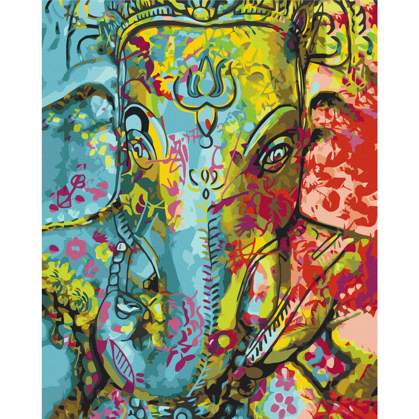 Colourful Ganesha Spiritual Paint by Numbers Kit