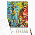 Colourful Ganesha Spiritual Paint by Numbers Kit