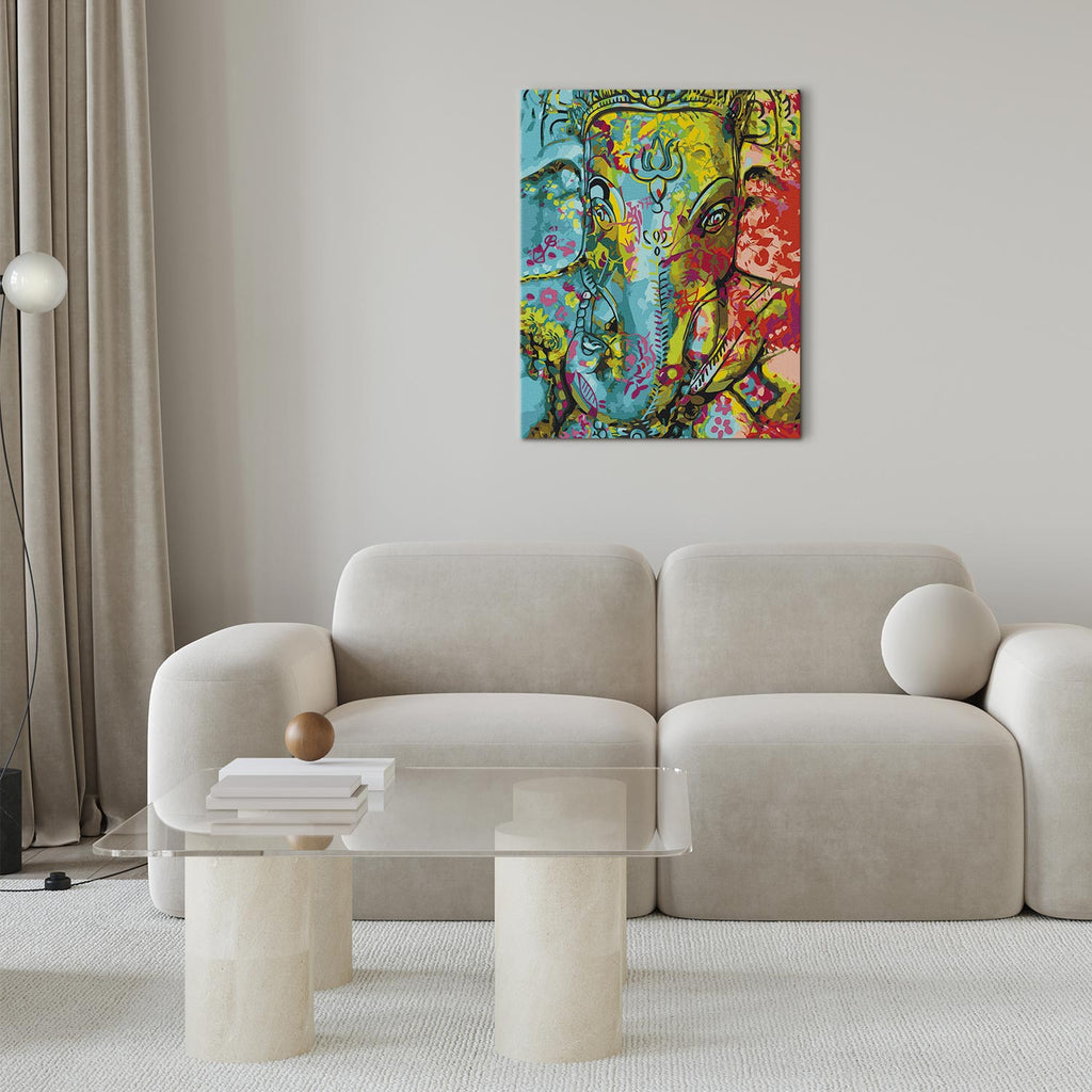 Colourful Ganesha Spiritual Paint by Numbers Kit